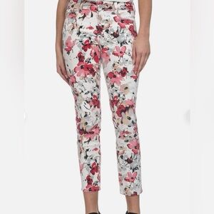 NYDJ Floral Ankle Jeans